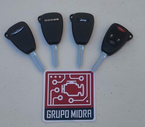 DODGE CARAVAN CH18,  3+1 BOTONES, FREQ: 315MHZ,  ID: M3N5WY72XX,  PILAS: 1 CR2032