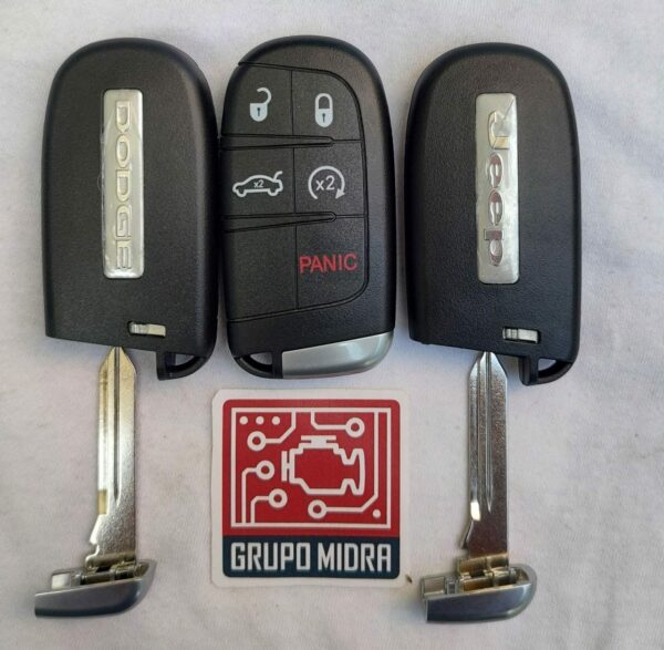 CHRYSLER CH30, 5 BOTONES, FREQ: 433MHZ, PILAS: 1 CR2032, M3N40821302