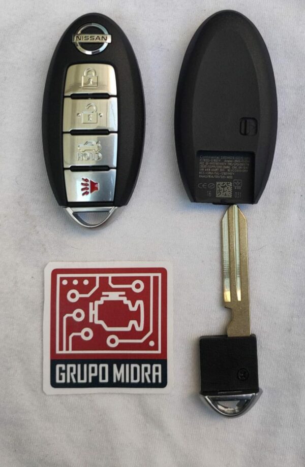 NISSAN N32, 4 BOTONES, FREQ: 315 Mhz, FCC ID: CWTWB1U815, CHIP: PCF7952