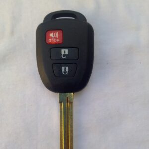 CARCASA TOYOTA T42,  3 BOTONES, FREQ: 315Mhz, PILAS: 1 CR2016
