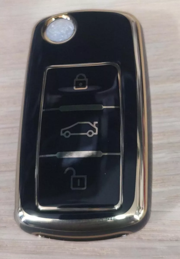 Funda Llave Control Vw Para Jetta, Vento, Gol, Bora / Nuevo