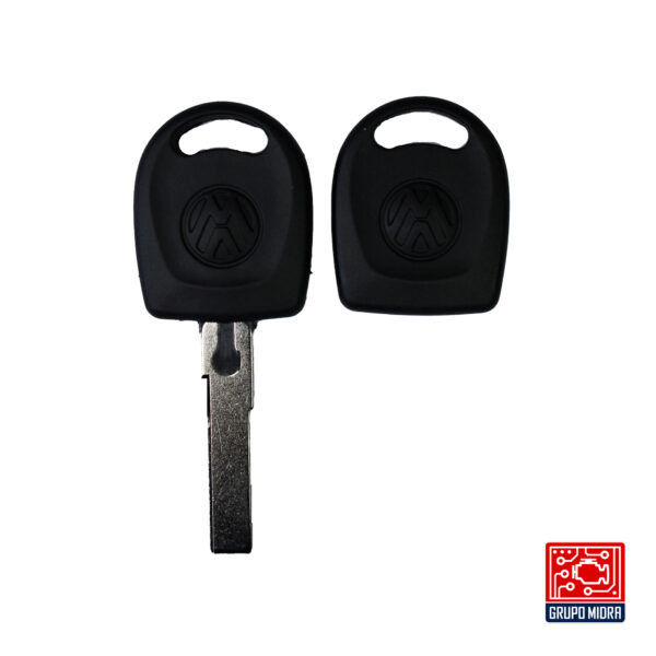 Volkswagen - Carcasa de llave con logo negro KS-04 - Image 2
