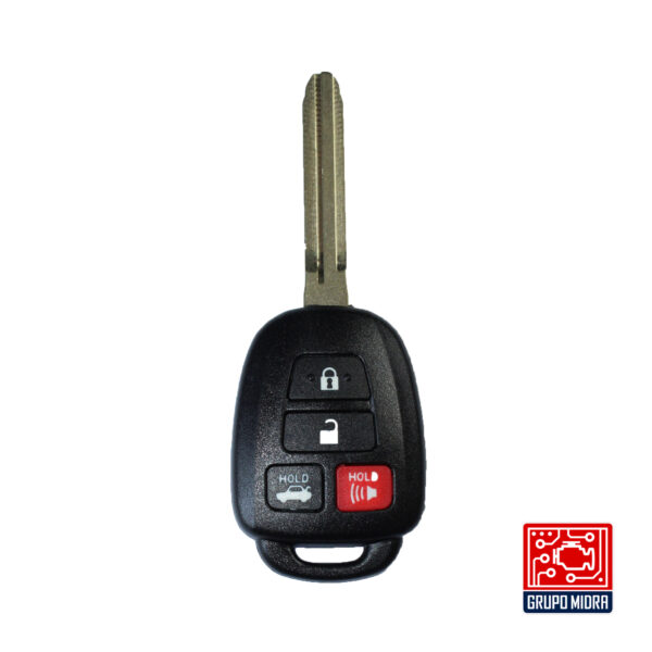 Toyota - Llave Control 3+1 Botones 314MHz - Image 2