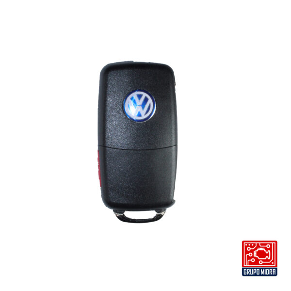 Volkswagen - Llave remota tipo flip 3+1 botones. VW-RK-10 - Image 2