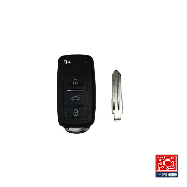 Llave remota Keydiy NB08 3 + 1 universal para vehículos VW