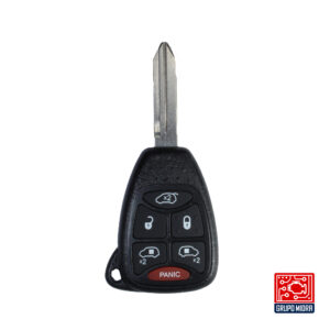 Chrysler - Carcasa de Llave Remota A14 (5 + 1 Botones) – Sin Soporte para Batería