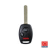 Honda - KS-18 Locksmithbro – Carcasa de Control Remoto de 3 Botones con Panic y Logo Honda