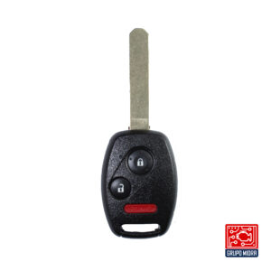 Honda - KS-18 Locksmithbro – Carcasa de Control Remoto de 3 Botones con Panic y Logo Honda