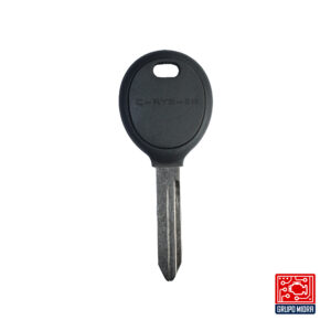 Chrysler - A01. Carcasa de llave con transponder y logo.