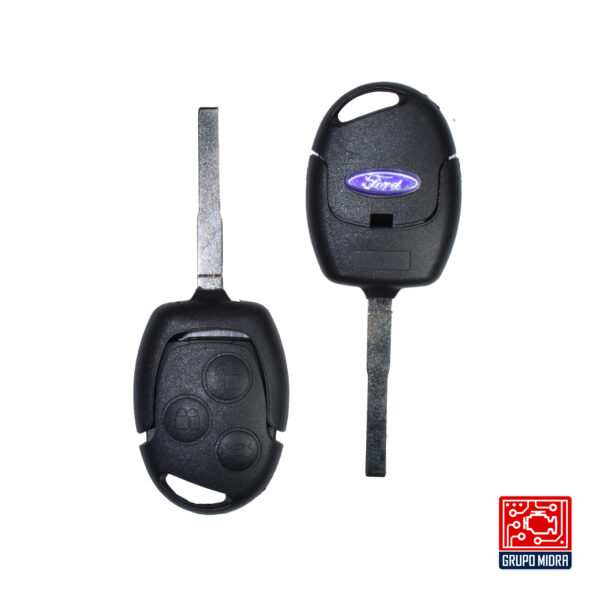 Ford - A12 - Carcasa de Llave Remota (3 Botones con Logo). - Image 2