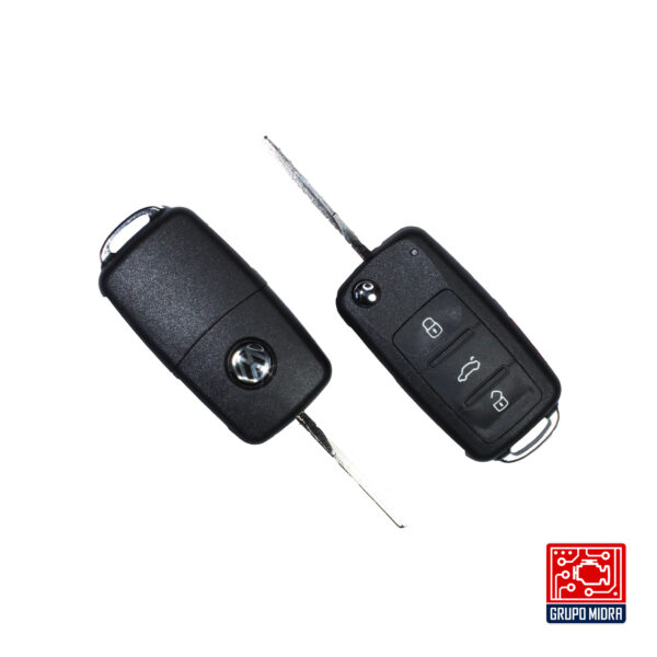 VW-Rk-44 – Llave Flip Key Keyless Go 3+1 Botones. - Image 3