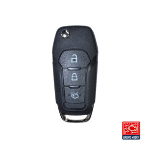 Ford-KS-36 – Carcasa Llave Tipo Flip de 3 Botones.