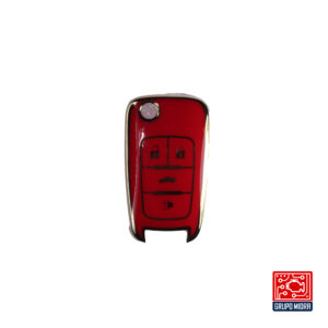 Funda PREMIUM roja. Para llave CHEVROLET