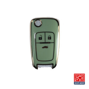 Funda PREMIUM verde. Para llave CHEVROLET