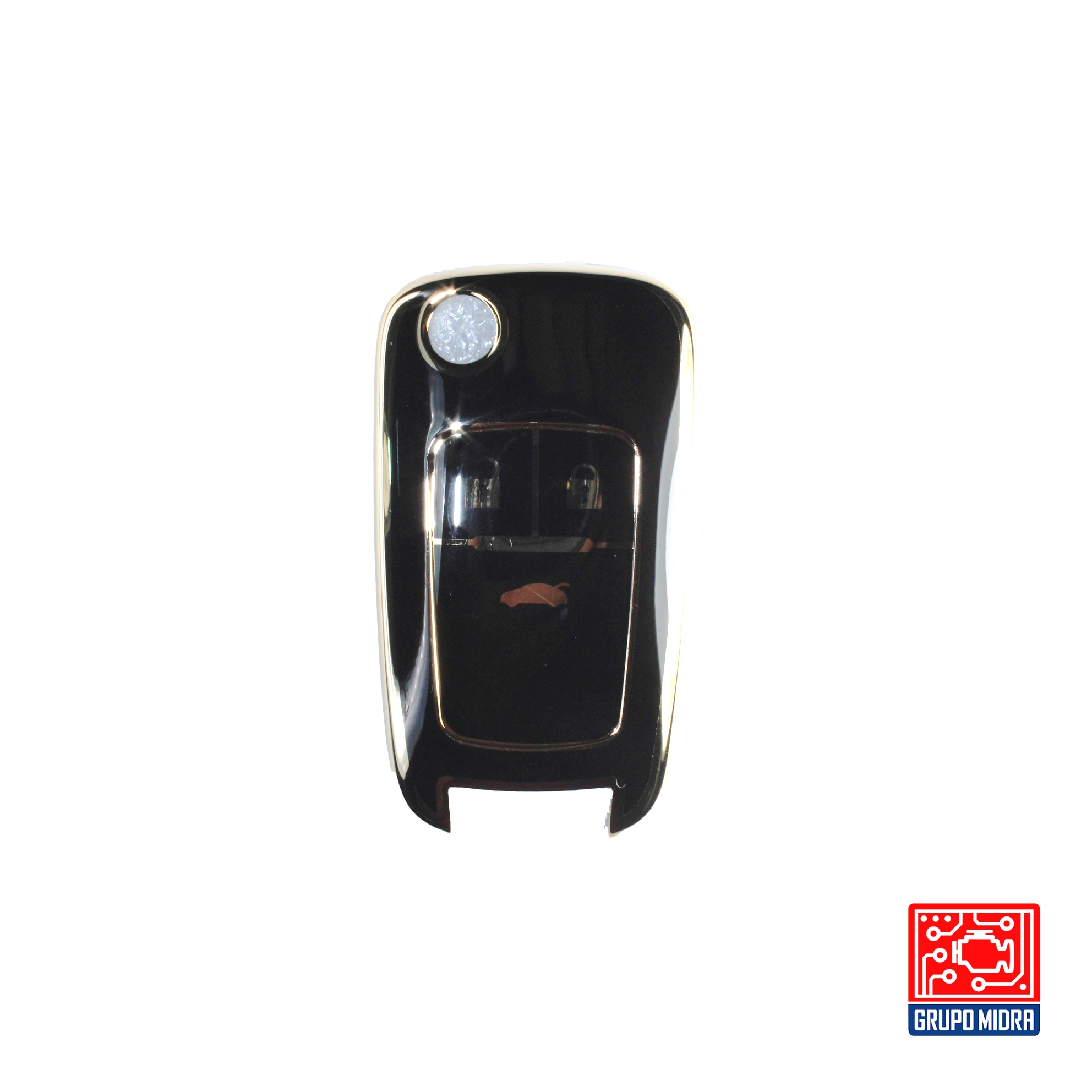 Funda PREMIUM negra. Para llave CHEVROLET