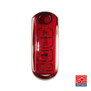 Funda PREMIUM roja. Para llave MAZDA