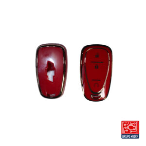Funda PREMIUM roja. Para llave CHEVROLET