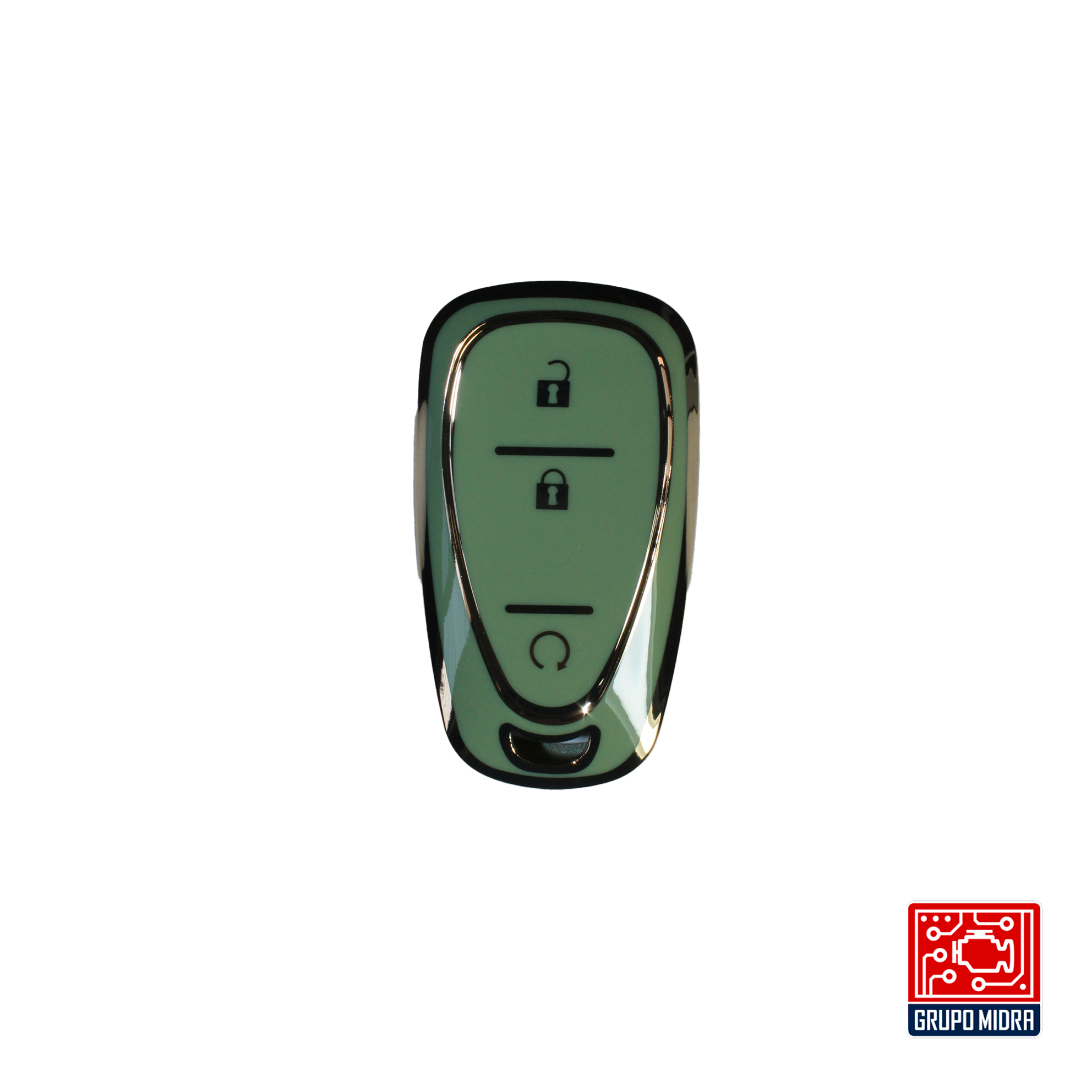 Funda PREMIUM verde. Para llave CHEVROLET - Image 3