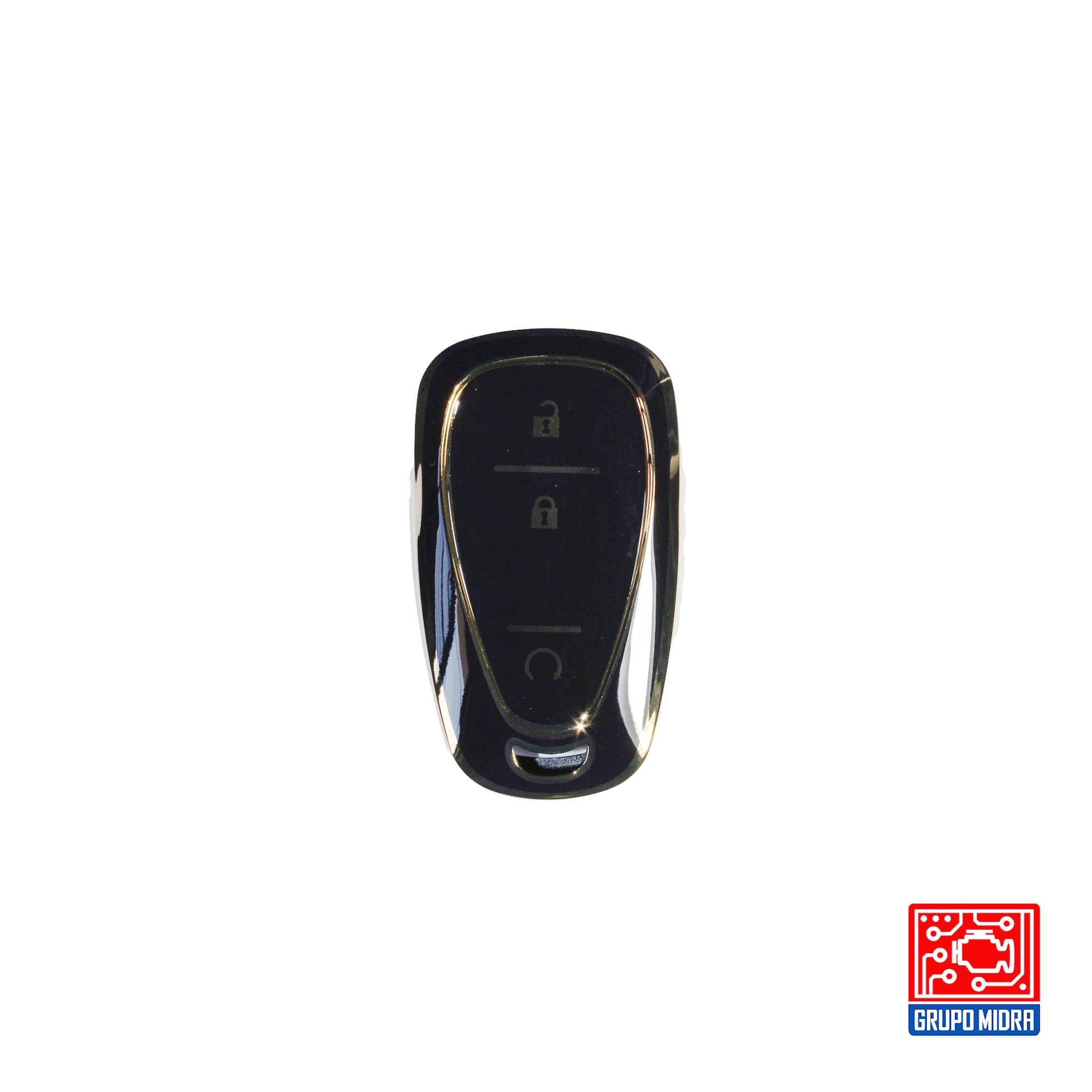 Funda PREMIUM negra. Para llave CHEVROLET - Image 3