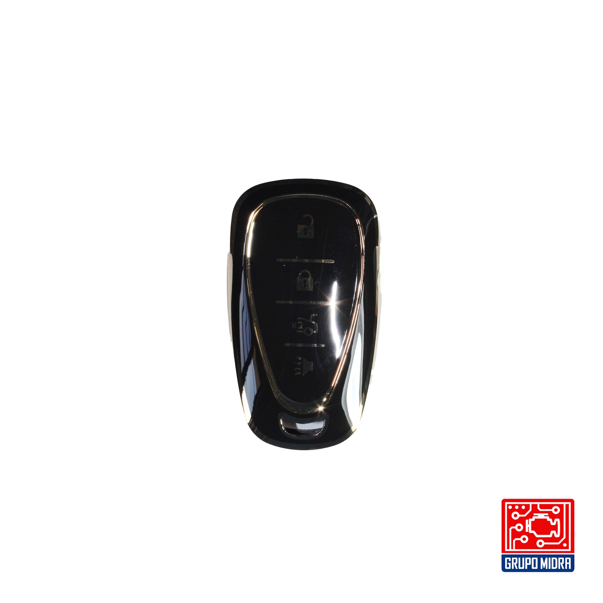 Funda PREMIUM negra. Para llave CHEVROLET - Image 2