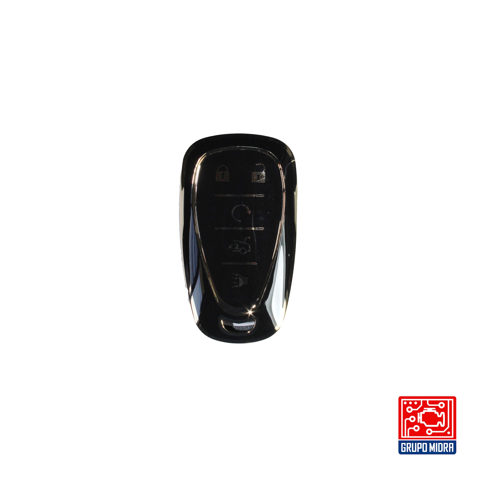 Funda PREMIUM negra. Para llave CHEVROLET - Image 3