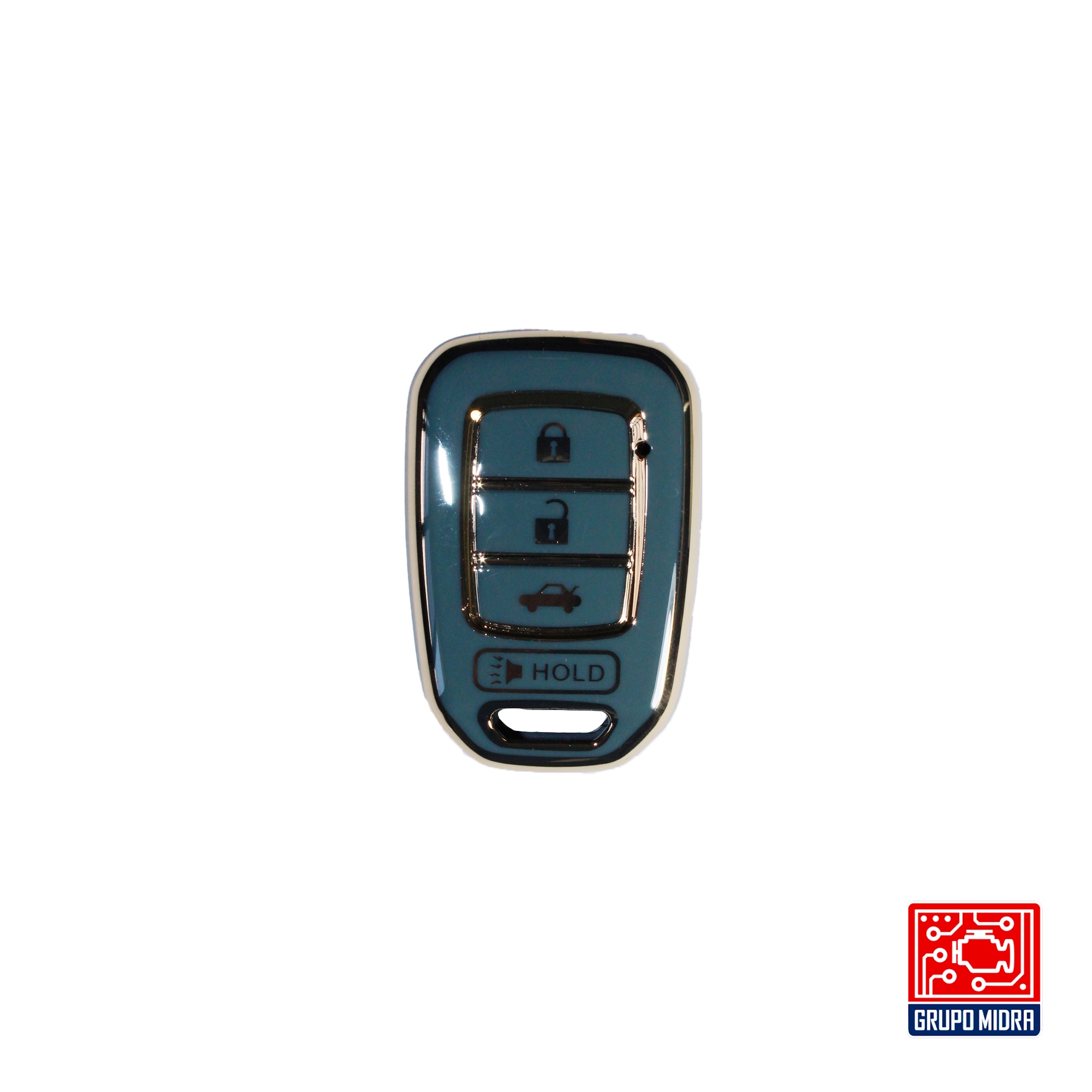 Funda PREMIUM gris. Para llave HONDA