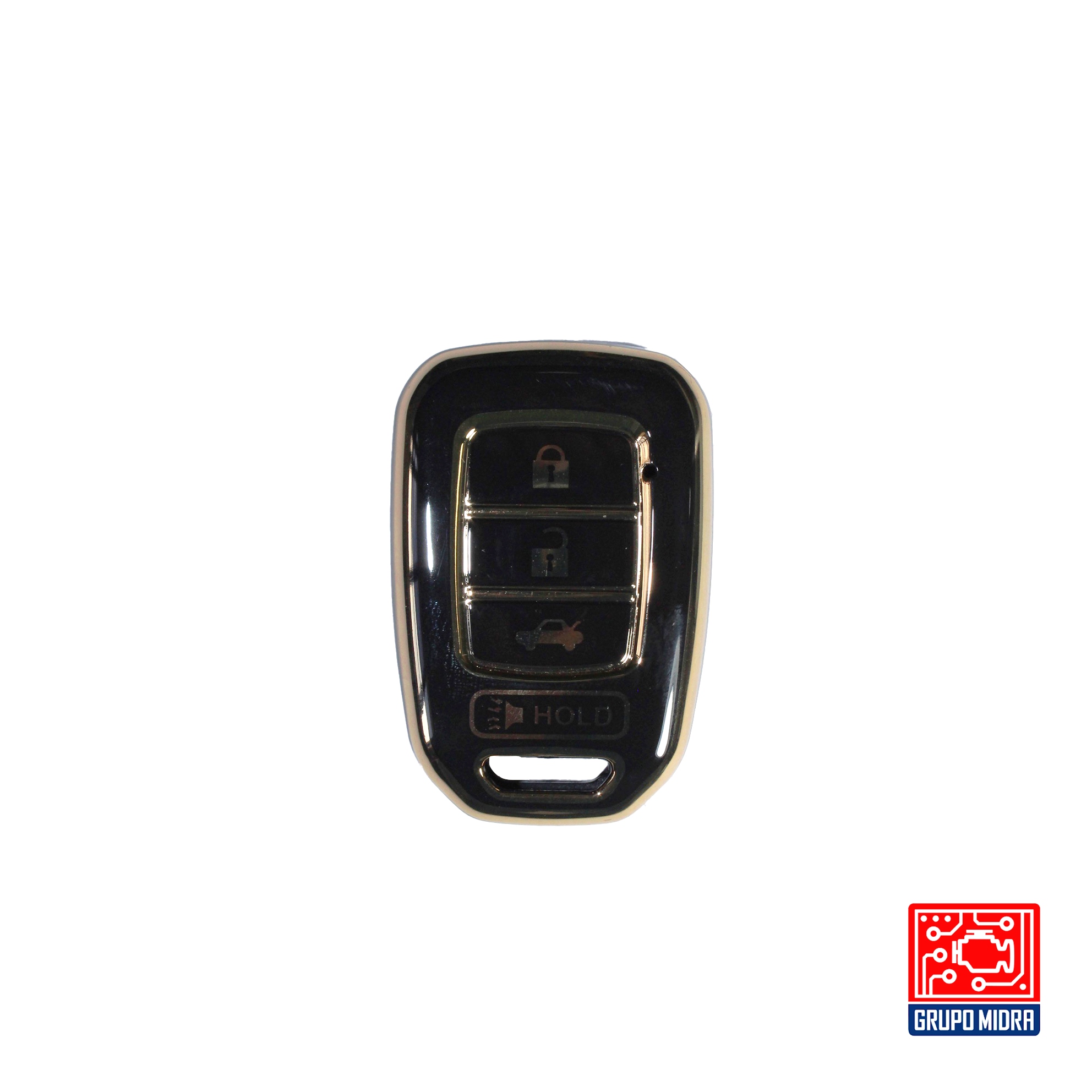 Funda PREMIUM negra. Para llave HONDA