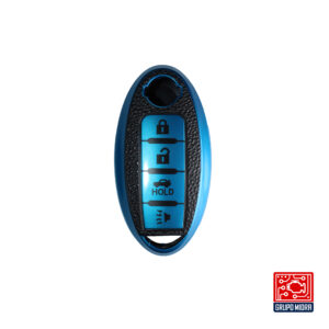 Funda PREMIUM azul. Para llave NISSAN