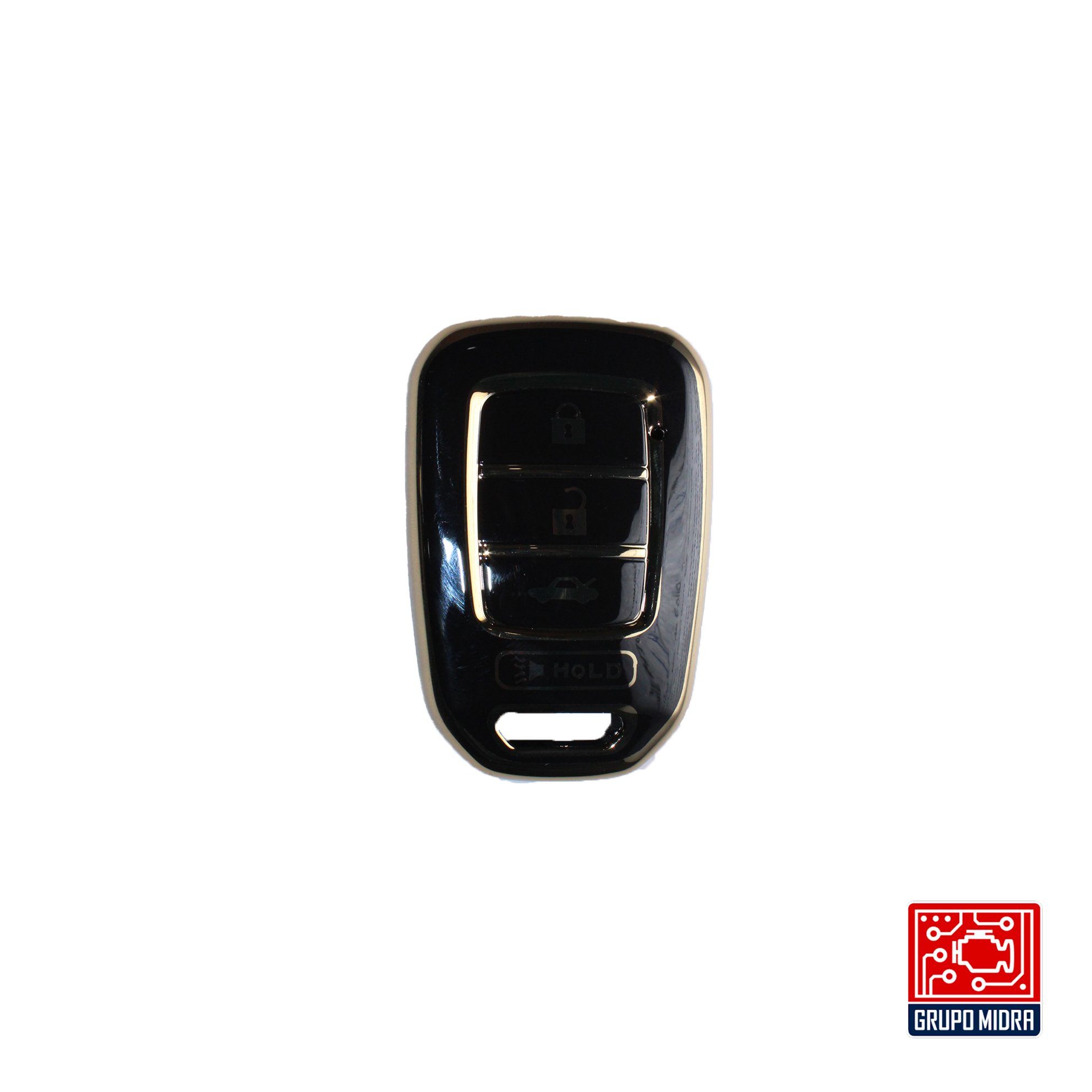 Funda PREMIUM negra. Para llave HONDA