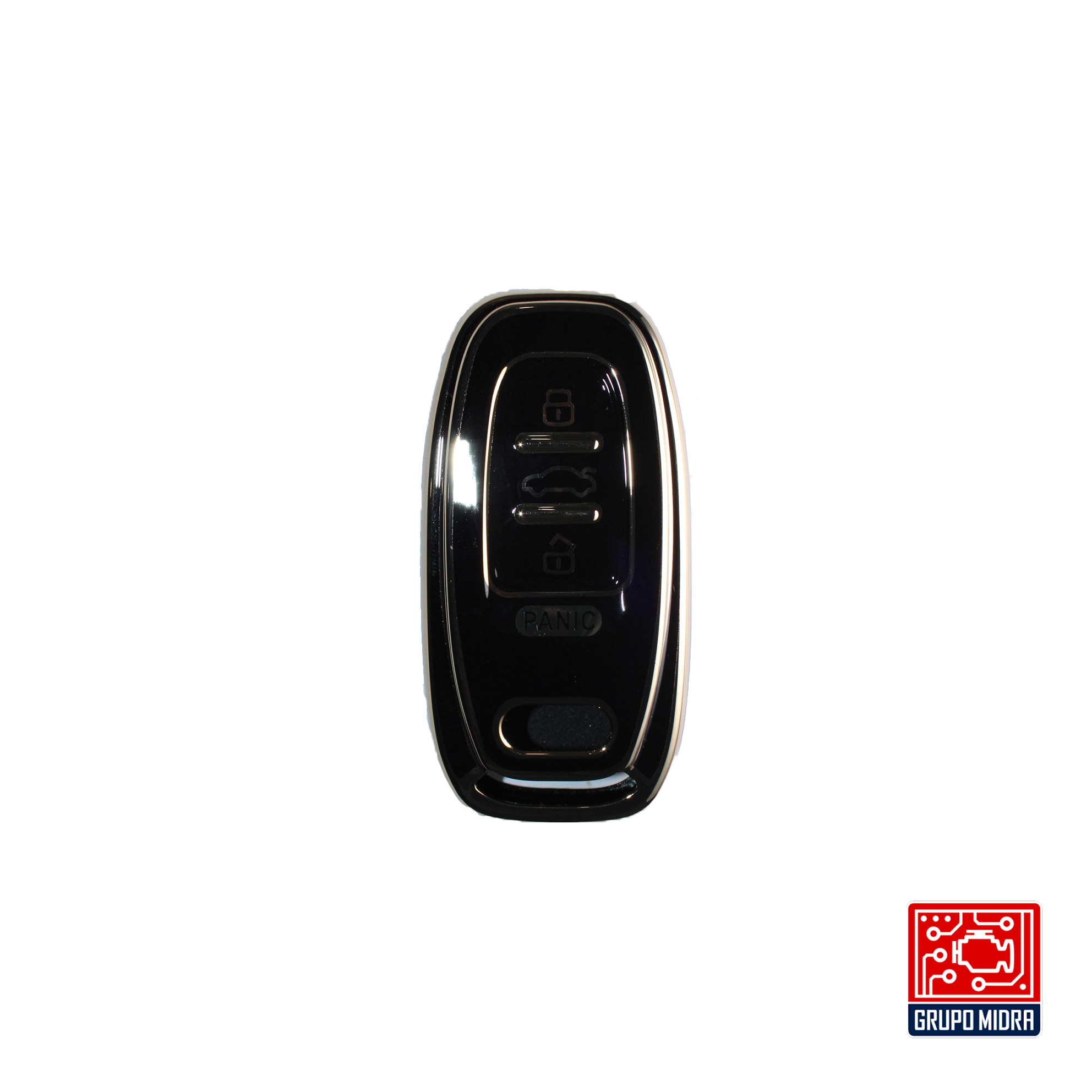 Funda PREMIUM negra. Para llave AUDI