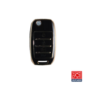 Funda PREMIUM negra. Para llave KIA