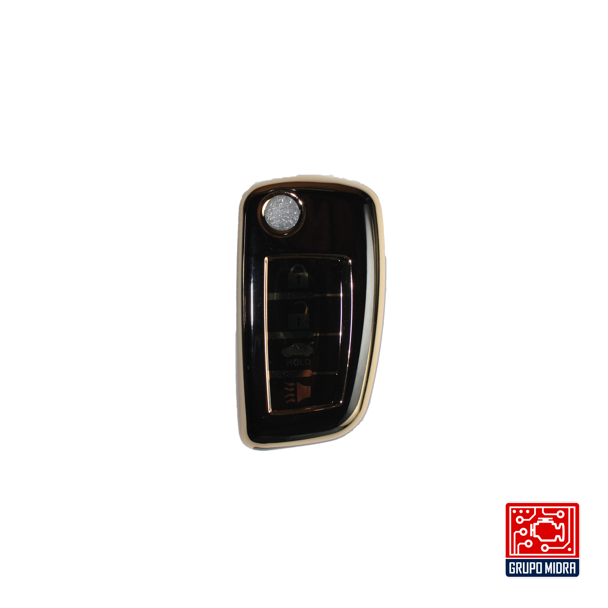 Funda PREMIUM negra. Para llave NISSAN