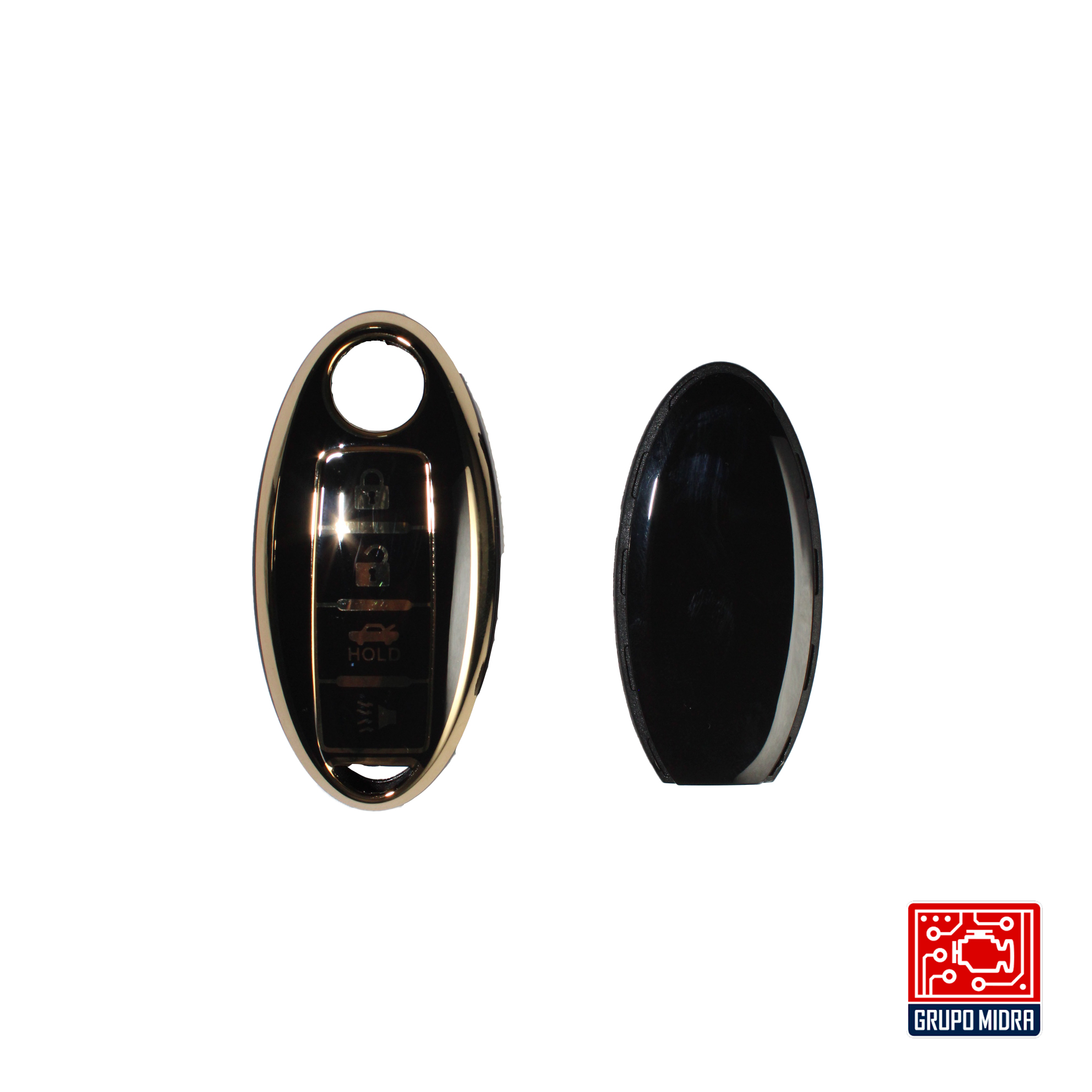Funda PREMIUM negra. Para llave NISSAN - Image 3