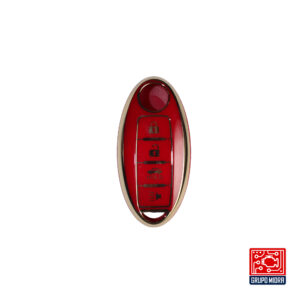 Funda PREMIUM roja. Para llave NISSAN