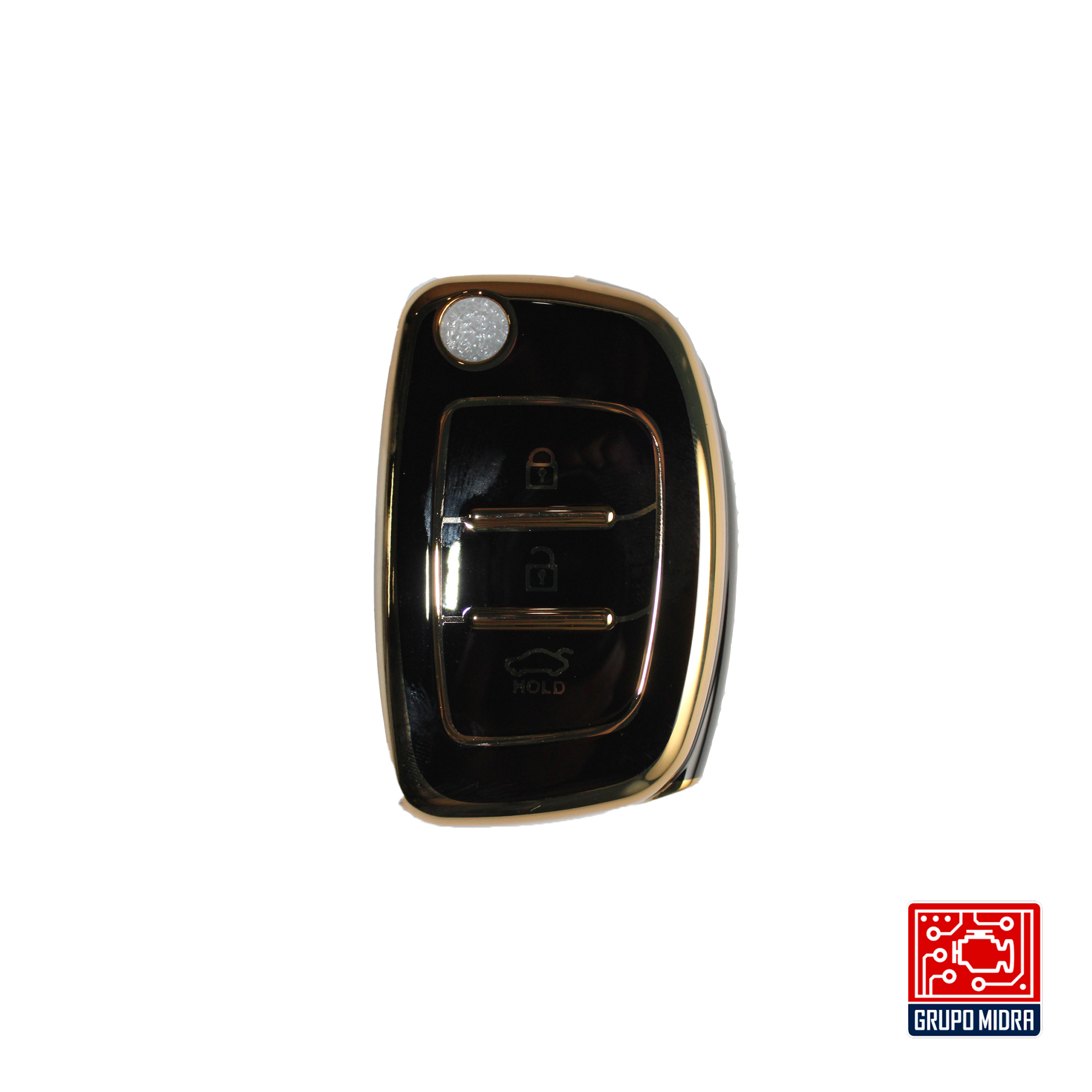Funda PREMIUM negra. Para llave HYUNDAI