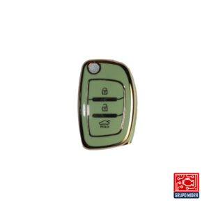 Funda PREMIUM verde. Para llave HYUNDAI