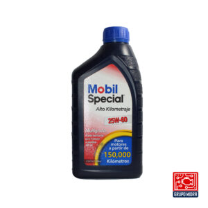 Mobil 25w-60 Alto Kilometraje API SL (946 ml)