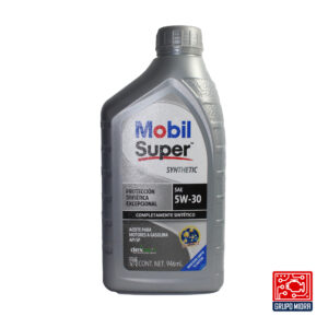 Mobil Super 5W-30 Full Synthetic Aceite de Motor (950 ml).