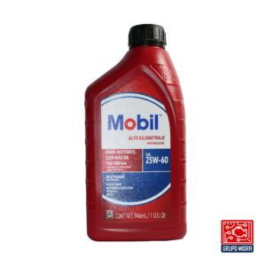 Mobil Alto Kilometraje, Aceite Para Motor 25w-60 Multigrado (946 ml)