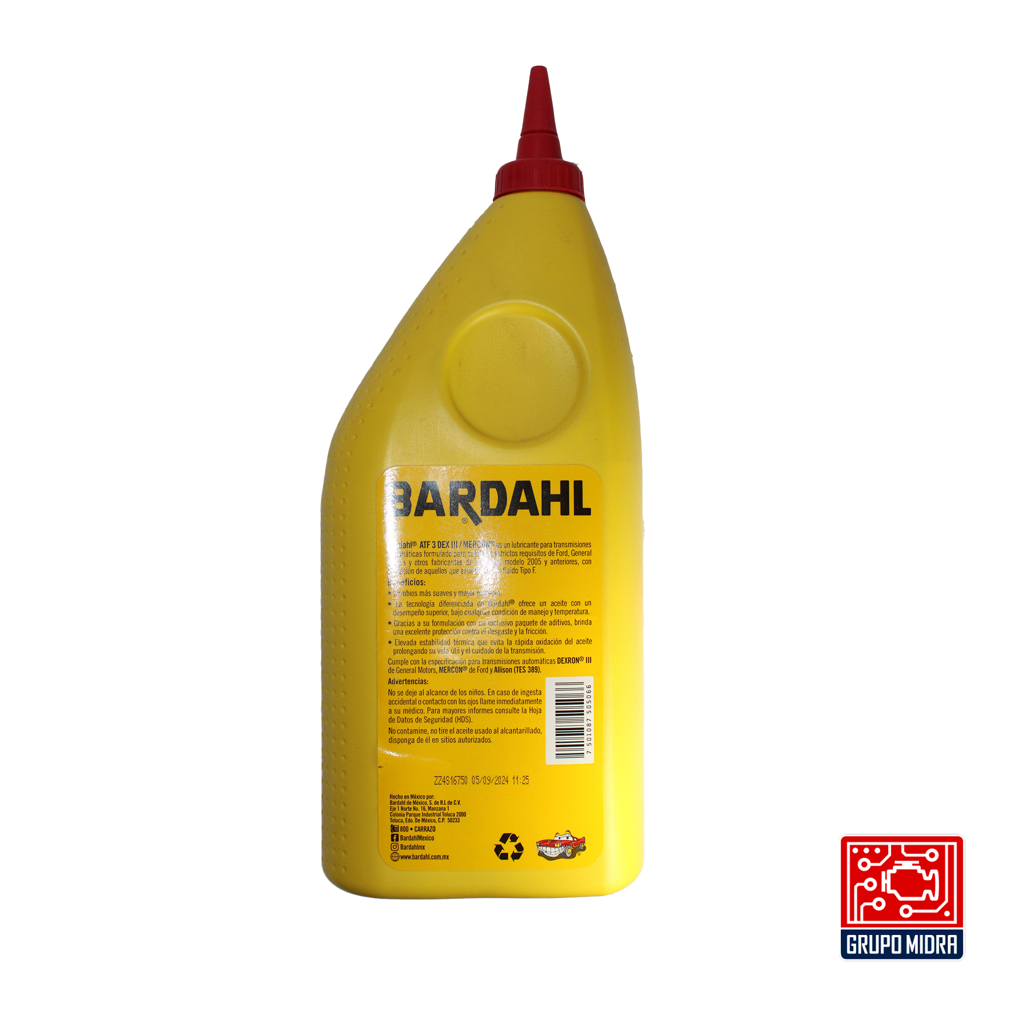 Aceite de Transmisión Automática ATF-3 Bardahl (946 ml) - Image 2