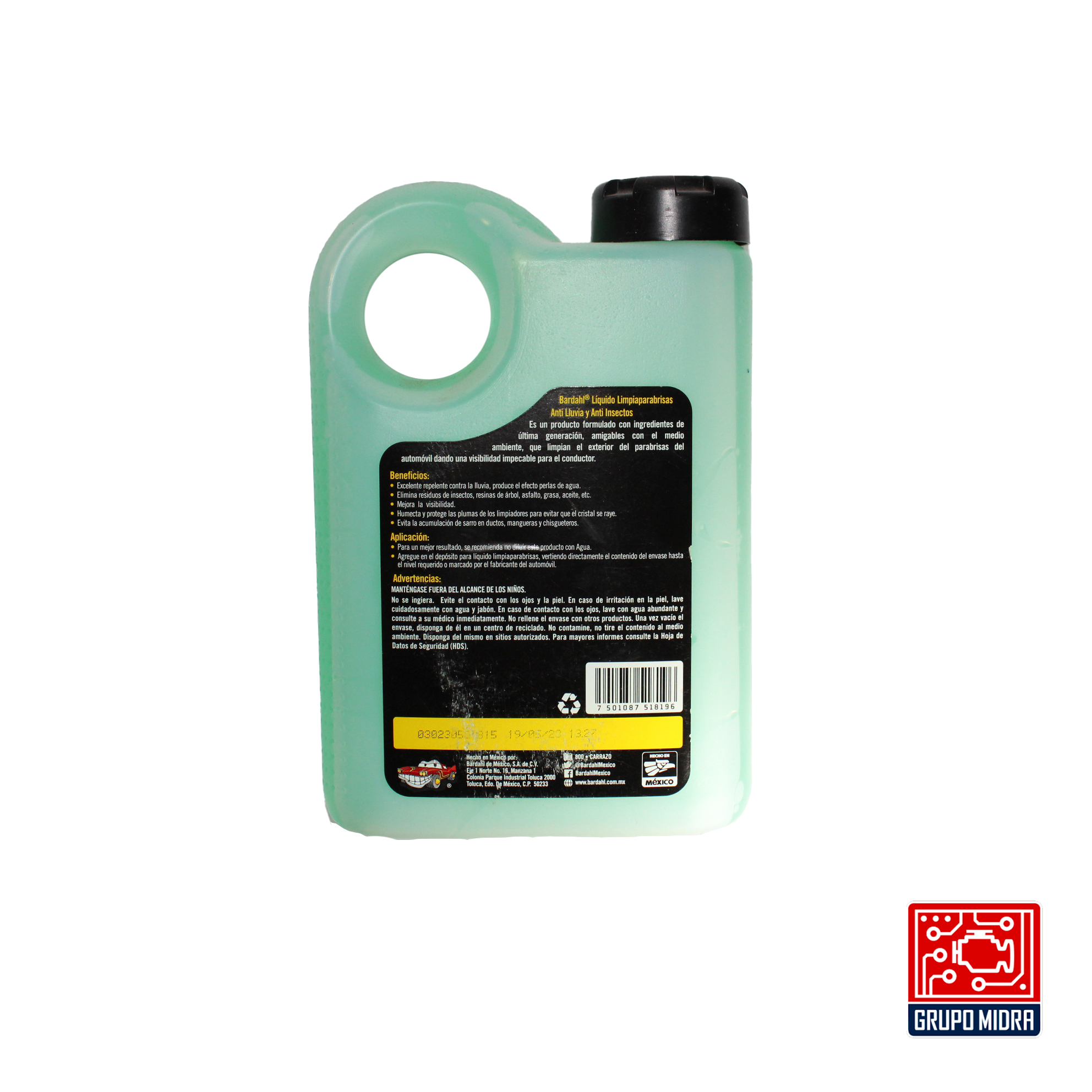 Líquido Limpiaparabrisas Bardahl Antiinsectos (946 ml) - Image 2