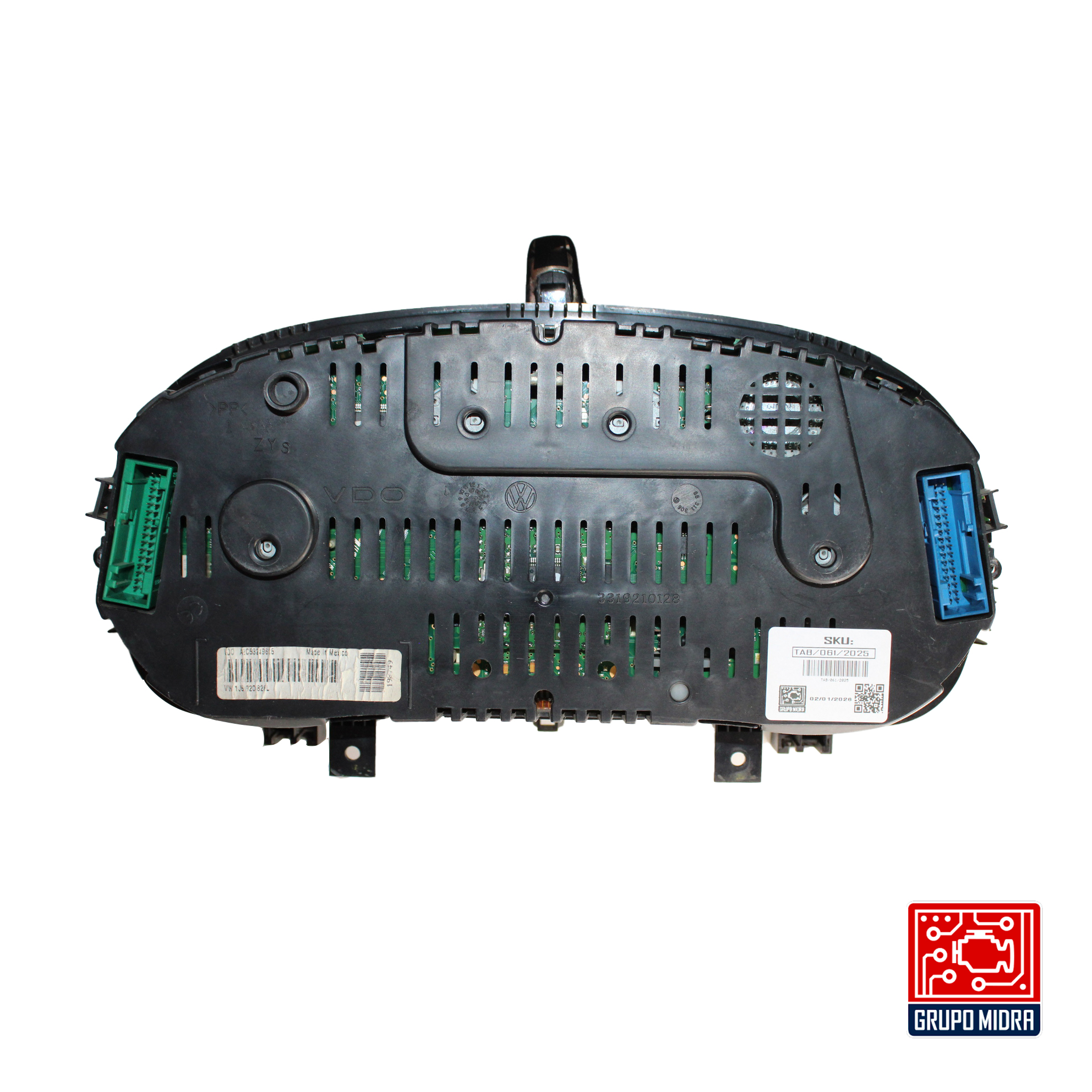 Cluster Velocímetro, VW Jetta Clasico 94 - 07, Negro. - Image 2