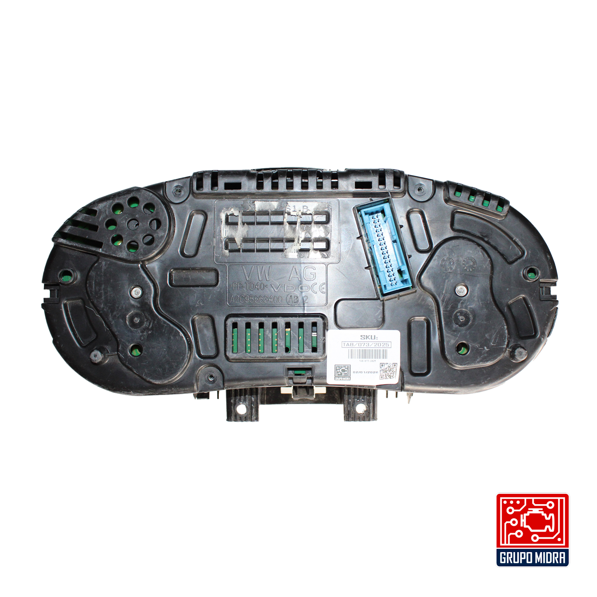 Cluster Velocímetro, VW Vento 2014 - 2020, Negro. - Image 2