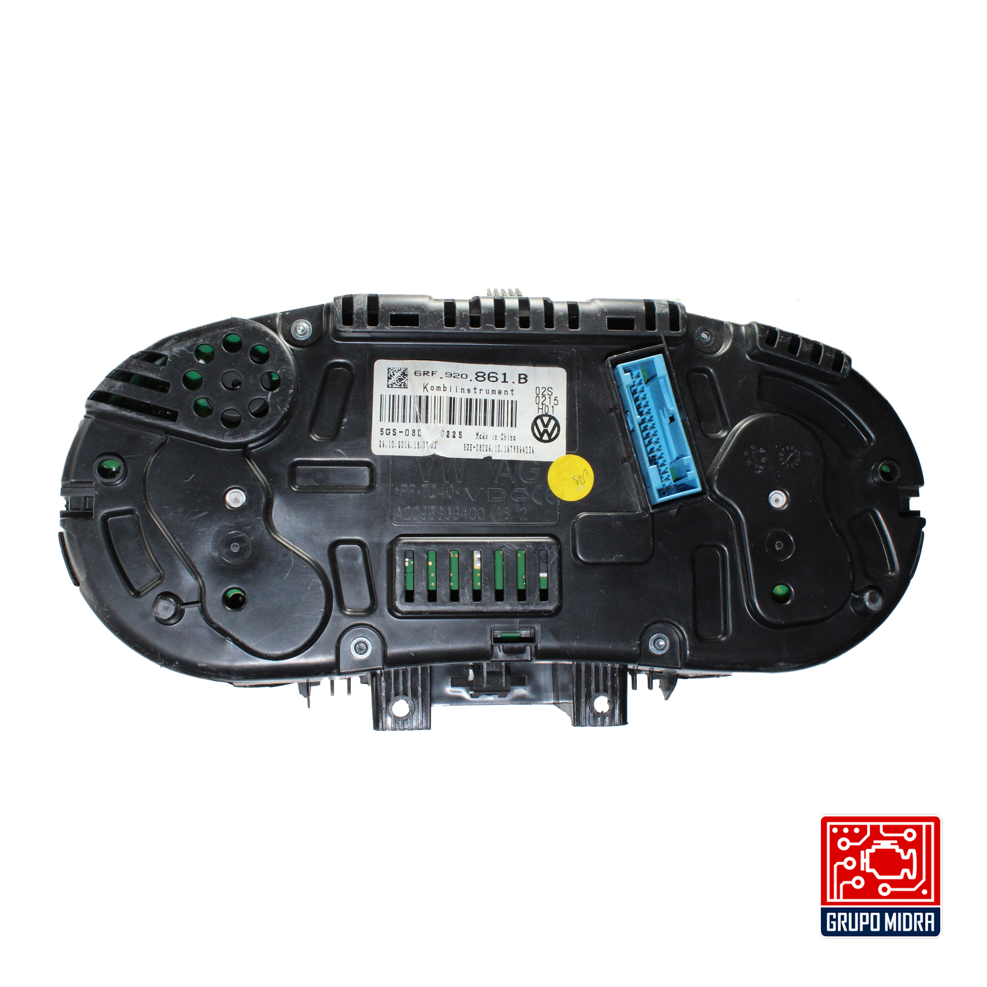 Cluster Velocímetro, Volkswagen Vento 2016, NO EPROM, Negro. - Image 2