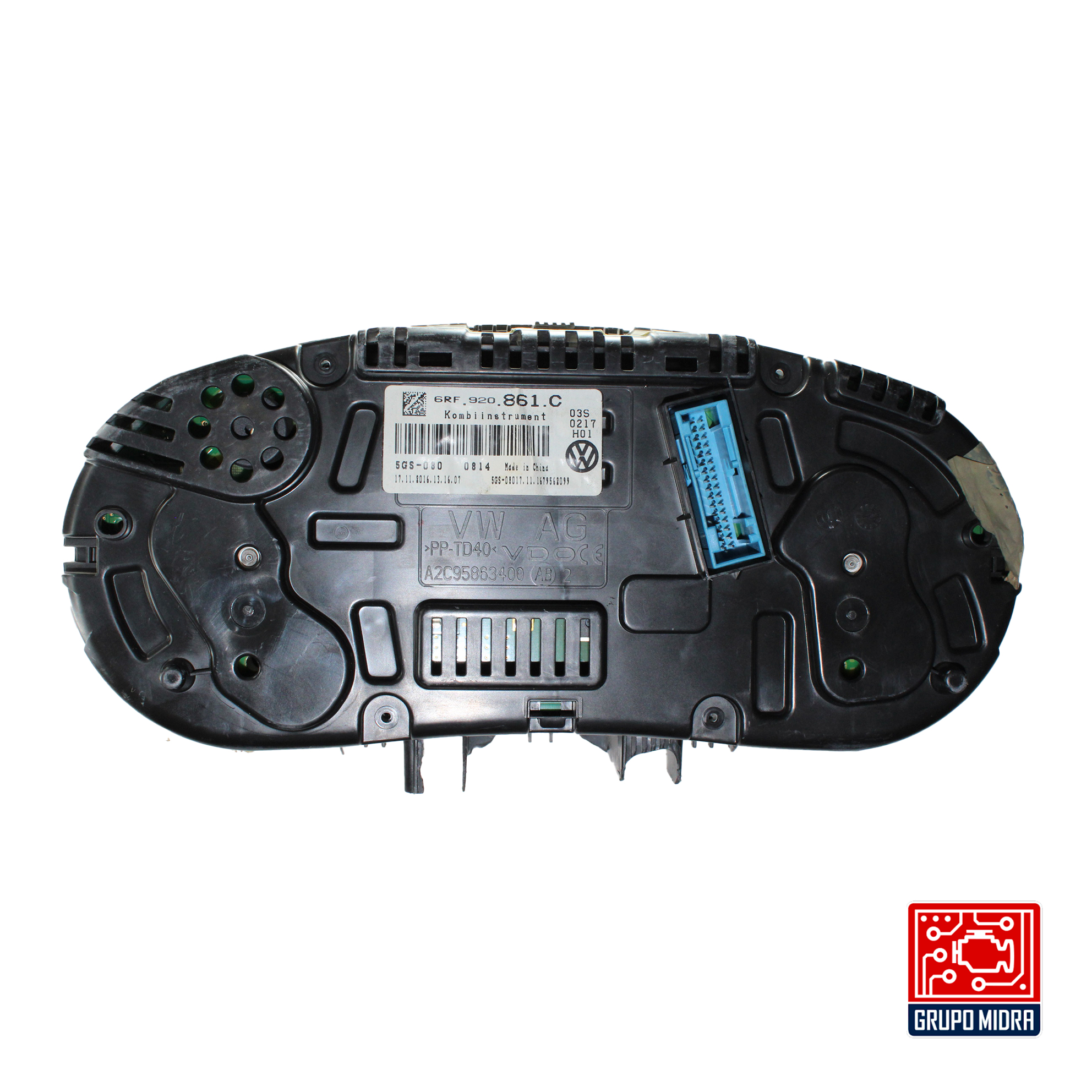 Cluster Velocímetro, Volkswagen Vento 2016, NO EPROM, Negro. - Image 2