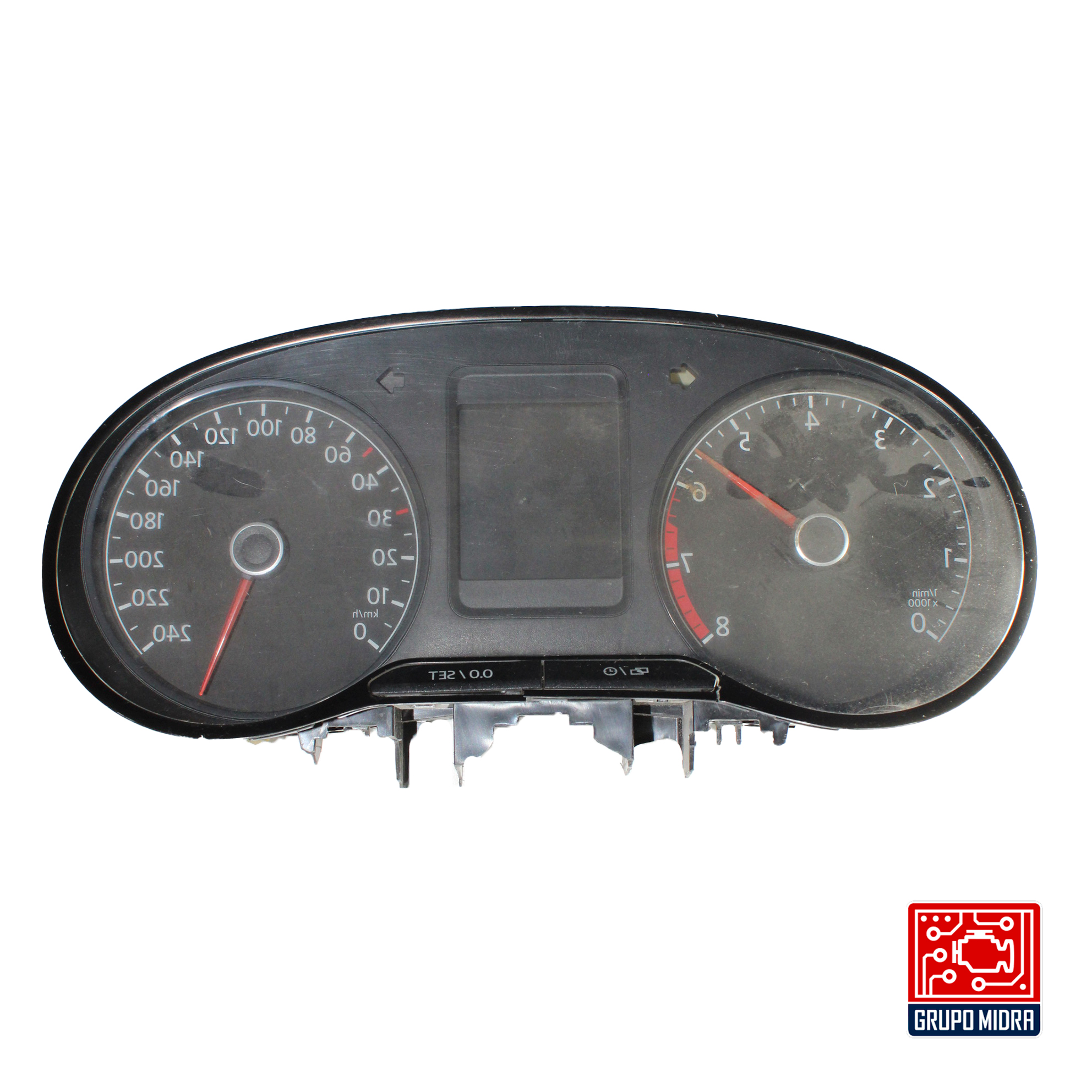 Cluster Velocímetro, Volkswagen Vento 2016, NO EPROM, Negro.