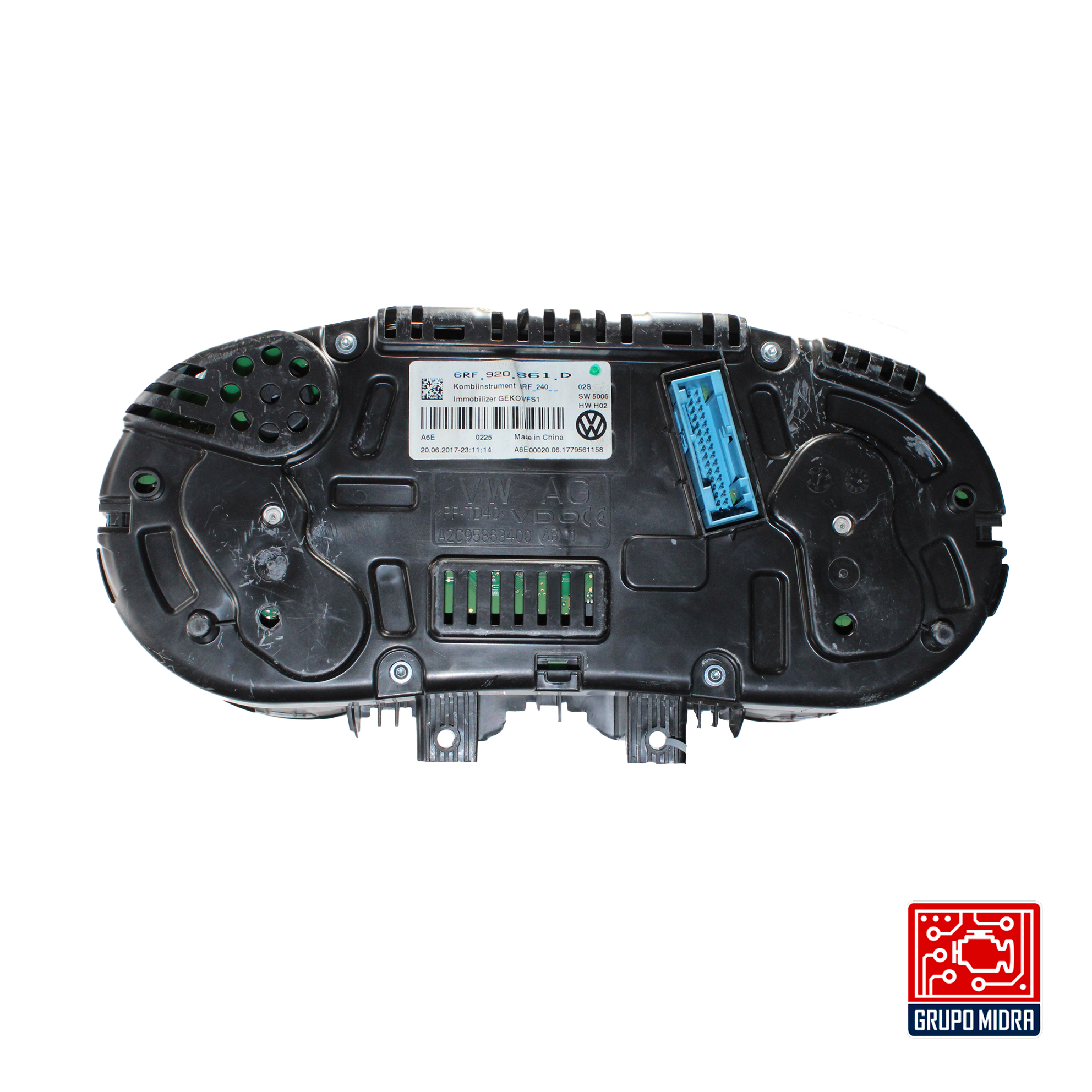 Cluster Velocímetro, Volkswagen Vento 2017, SI EPROM, Negro. - Image 3