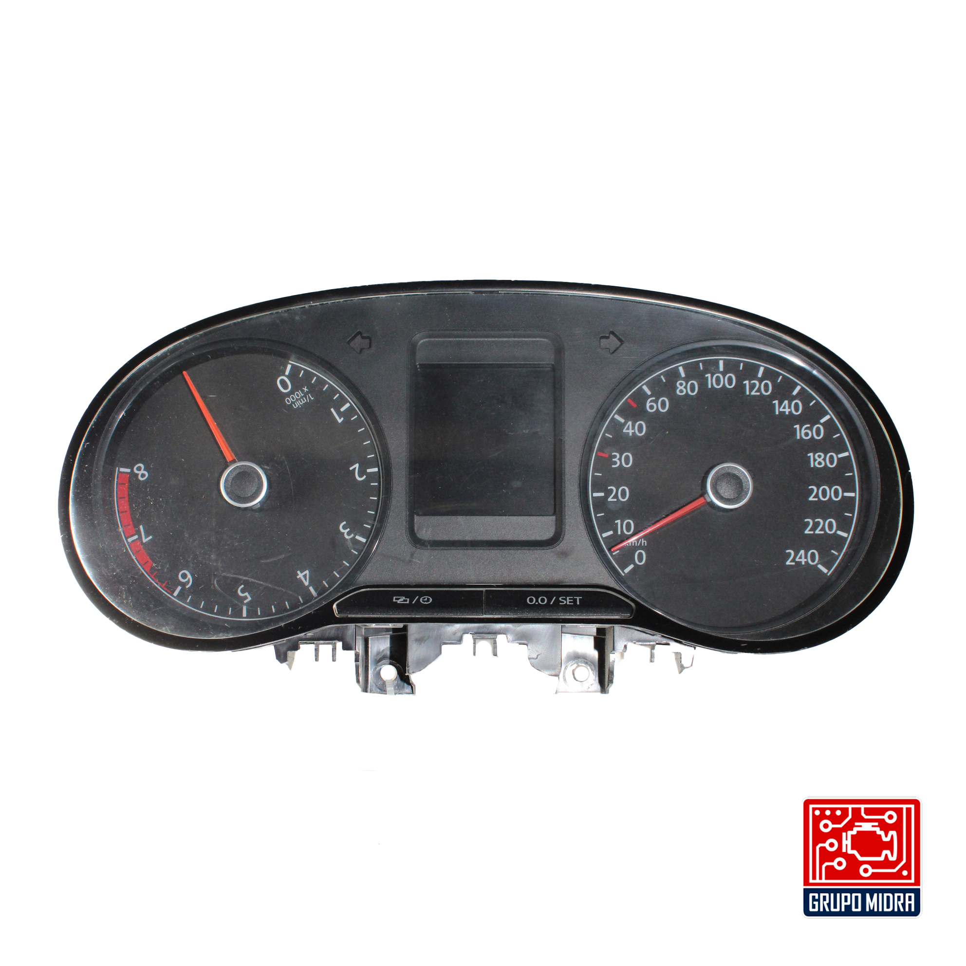 Cluster Velocímetro, Volkswagen Vento 2017, SI EPROM, Negro.